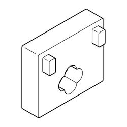 Grohe Euphoria Cube Ausgleichsscheibe 27845000... GROHE-27845000 4005176927041 (Abb. 1)