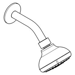 Grohe Tempesta 100 Kopfbrauseset, Brausearm, 4 Strahlarten, max. Durchfluss bei 3 bar 6... GROHE-27870001 4005176444210 (Abb. 1)