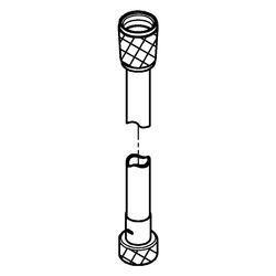 Grohe Relexaflex Brauseschlauch, 1500mm, Weiß, AntiFold knickfest, 28151L02... GROHE-28151L02 4005176775512 (Abb. 1)