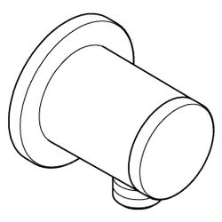 Grohe Tempesta Wandanschlussbogen, Außengewinde, Mattschwarz, 286712431... GROHE-286712431 4067393061878 (Abb. 1)