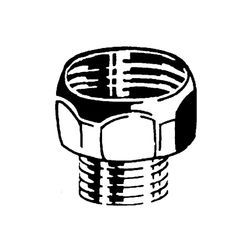 Grohe Adapter IG 3/4" x AG 1/2", Weiß, 28817L00... GROHE-28817L00  (Abb. 1)
