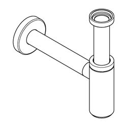 Grohe Geruchsverschluss 1 1/4" chrom 28912000... GROHE-28912000 4005176266751 (Abb. 1)