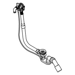 Grohe Wannenfüll- Ab- und Überlaufgarnitur Talentofill, Satin Steel, 28990MS0... GROHE-28990MS0 4005176946066 (Abb. 1)