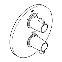 Grohe Grohtherm Special Thermostat-Wannenbatterie chrom 29095000... GROHE-29095000 4005176354113 (Abb. 1)