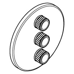 Grohe Grohtherm SmartControl 3-fach Unterputzventil, Fertigmontageset für Rapido SmartB... GROHE-29122MG0 4005176944291 (Abb. 1)