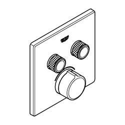 Grohe SmartControl Unterputzmischer mit 2 Absperrventilen chrom 29148000... GROHE-29148000 4005176413445 (Abb. 1)