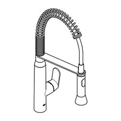 Grohe K7 Einhand-Spültischbatterie 1/2" chrom 31379000... GROHE-31379000 4005176938085 (Abb. 1)