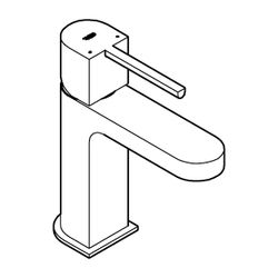 Grohe Plus Einhand-Waschtischbatterie 1/2" S-Size 33163003... GROHE-33163003 4005176529702 (Abb. 1)