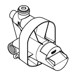 Grohe Einhand-Unterputz-Universal-Einbaukörper für Wanne und Brause, 1/2", Wandeinbau, ... GROHE-33961000 4005176119972 (Abb. 1)