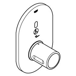 Grohe Infrarot-Elektronik für Brausethermostat Eurosmart Cosmopolitan E Special, Fertig... GROHE-36456000 4005176494758 (Abb. 1)