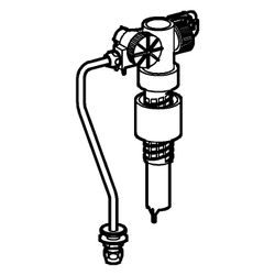 Grohe Füllventil 3/8" für hoch-/tiefhängende Spülkästen, ohne Versatzausgleichsstück, A... GROHE-37093000 4005176145070 (Abb. 1)