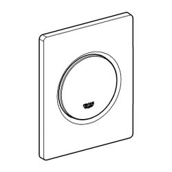 Grohe Nova Cosmopolitan Urinal-Betätigungsplatte, mechanisch, 116x144mm, Kunststoff, Ma... GROHE-38804P00 4005176861536 (Abb. 1)
