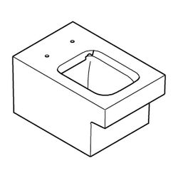 Grohe Cube Keramik Wand-Tiefspül-WC alpinweiß 3924500H... GROHE-3924500H 4005176524479 (Abb. 1)