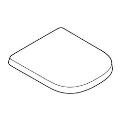 Grohe WC-Sitz Euro Keramik aus Duroplast, mit Deckel, Quick release Funktion, mit Befes... GROHE-39331002 4067393022145 (Abb. 1)