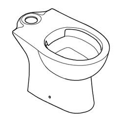 Grohe Bau Keramik Stand-WC-Kombination alpinweiß 39349000... GROHE-39349000 4005176449659 (Abb. 1)