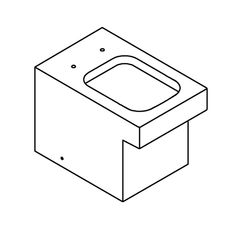 Grohe Cube Keramik Stand-Tiefspül-WC alpinweiß 3948500H... GROHE-3948500H 4005176442704 (Abb. 1)