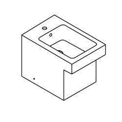 Grohe Cube Keramik Standbidet alpinweiß 3948700H... GROHE-3948700H 4005176442728 (Abb. 1)
