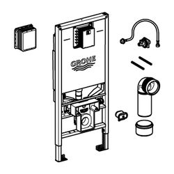 Grohe Rapid SLX Element für WC 113 m Bauhöhe inkl. Stromanschluss (Klemmdose) und Wasse... GROHE-39865000 4005176644573 (Abb. 1)