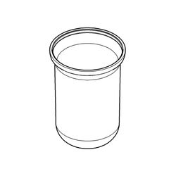Grohe Ersatzglas für Toilettenbürstengarnitur, 40205000... GROHE-40205000  (Abb. 1)