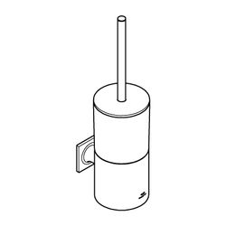 Grohe Allure WC-Bürstengarnitur Cool Sunrise zur Wandmontage... GROHE-40340GL1 4005176532276 (Abb. 1)