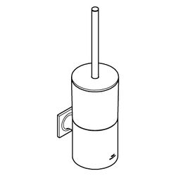 Grohe Allure Toilettenbürstengarnitur Wandmontage, Satin Steel, 40340MS1... GROHE-40340MS1 4005176945502 (Abb. 1)