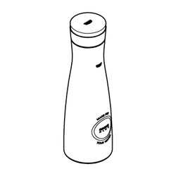 Grohe Glaskaraffe Blue 1 Liter mit Verschluss-Deckelset, 40405001... GROHE-40405001 4005176698019 (Abb. 1)