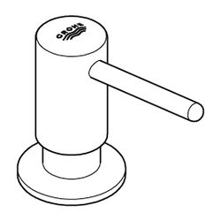 Grohe Seifenspender Contemporary Vorratsbehälter 0,4L, Chrom, 40536000... GROHE-40536000 4005176905506 (Abb. 1)