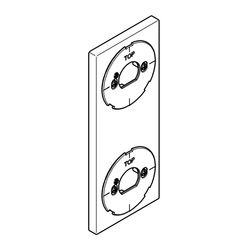 Grohe Abdeckplatte für Digitalen Controller und Digitale Umstellung, Chrom, 40548000... GROHE-40548000  (Abb. 1)