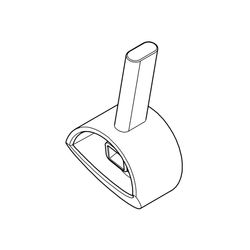 Grohe Blue Kürzerer Mischwasserhebel für Blue/Red, Supersteel, 40621DC0... GROHE-40621DC0  (Abb. 1)
