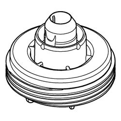 Grohe Adapter Blue für Reinigungskartusche, 40694000... GROHE-40694000 4005176985300 (Abb. 1)