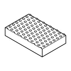 Grohe Reinigungsschwamm-Set für Küchenspülen Melamin, Weiß, 40752L00... GROHE-40752L00 4005176740831 (Abb. 1)