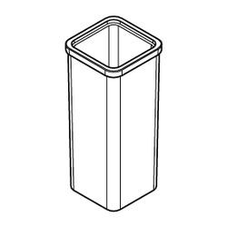 Grohe Selection Cube Ersatzglas für Toilettenbürstengarnitur Glas matt 40867000... GROHE-40867000 4005176407826 (Abb. 1)