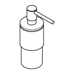 Grohe Allure/Atrio Seifenspender für Halter, Supersteel, 40886DC0... GROHE-40886DC0 4005176754531 (Abb. 1)