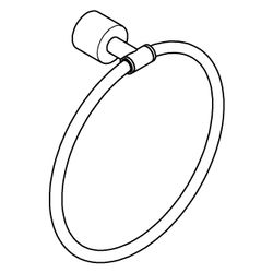 Grohe Atrio Handtuchring, Satin Graphite, 40887MG0... GROHE-40887MG0 4005176944734 (Abb. 1)