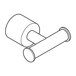 Grohe Atrio Bademantelhaken, Warm Sunset gebürstet... GROHE-40890DL0 4005176952777 (Abb. 1)