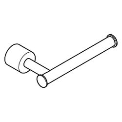 Grohe Atrio WC-Papierhalter, Toilettenpapierhalter, Deckel, Cool Sunrise gebürstet, 408... GROHE-40891GN0 4005176952807 (Abb. 1)