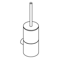 Grohe Atrio Toilettenbürstengarnitur, Wandmontage, Satin Steel, 40892MS0... GROHE-40892MS0 4005176946172 (Abb. 1)