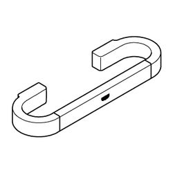 Grohe Selection Wannengriff 300mm, Cool Sunrise gebürstet, 41064GN0... GROHE-41064GN0 4005176578021 (Abb. 1)