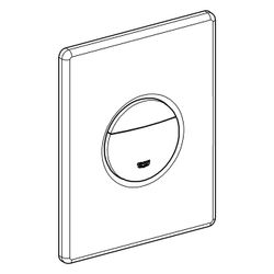 Grohe Abdeckplatte mit Drucktaste, Satin Graphite, 42375MG0... GROHE-42375MG0 4067393029816 (Abb. 1)