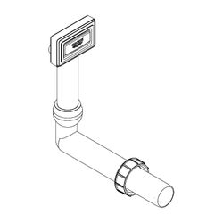Grohe Abdeckelement für Überlaufgarnitur Einbauspülen, Edelstahl, 42590SD1... GROHE-42590SD1 4005176724367 (Abb. 1)
