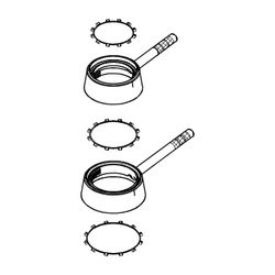 Grohe Hebelgriff Alu-xt, 45157BK0... GROHE-45157BK0 4005176293412 (Abb. 1)