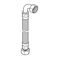 Grohe Druckschlauch flexibel chrom 45446000... GROHE-45446000 4005176056307 (Abb. 1)