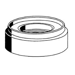 Grohe Rosette für Chiara 3-Loch-Waschtischbatterie, Mattchrom, 45494P00... GROHE-45494P00  (Abb. 1)