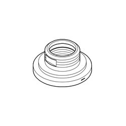 Grohe Rosette für Atrio 3-Loch-Waschtisch- und Bidetbatterie, Nickel poliert, 45630BE0... GROHE-45630BE0  (Abb. 1)