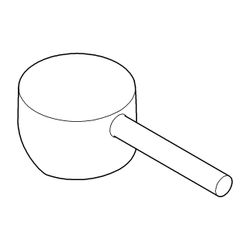 Grohe Hebel für Minta Einhand-Spültischbatterie, Hard Graphite gebürstet, 46015AL0... GROHE-46015AL0 4005176598401 (Abb. 1)