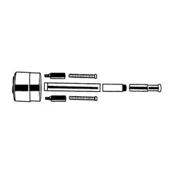 Grohe Verlängerungsset für Unterputz-Einbaukörper, 25mm, Chrom, 46112000... GROHE-46112000 4005176009068 (Abb. 1)