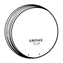 Grohe Europlus Abdeckkappe für Hebel, 1988-1991, Weiß/Gold, 46130LG0... GROHE-46130LG0 4005176104893 (Abb. 1)