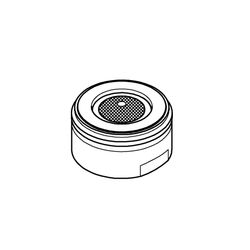 Grohe Strahlregler Außengewinde M24x1, ohne Durchflussbegrenzung, StarLight, Gold, 46162G00... GROHE-46162G00  (Abb. 1)