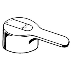 Grohe Hebel für Eurodisc Einhandmischer, Weiß, 46183L00... GROHE-46183L00  (Abb. 1)