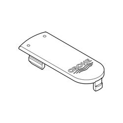 Grohe Abdeckkappe Eurodisc, Mocca, 46184H00... GROHE-46184H00  (Abb. 1)